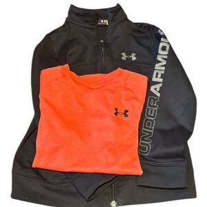 YS Under Armour T and Jacket